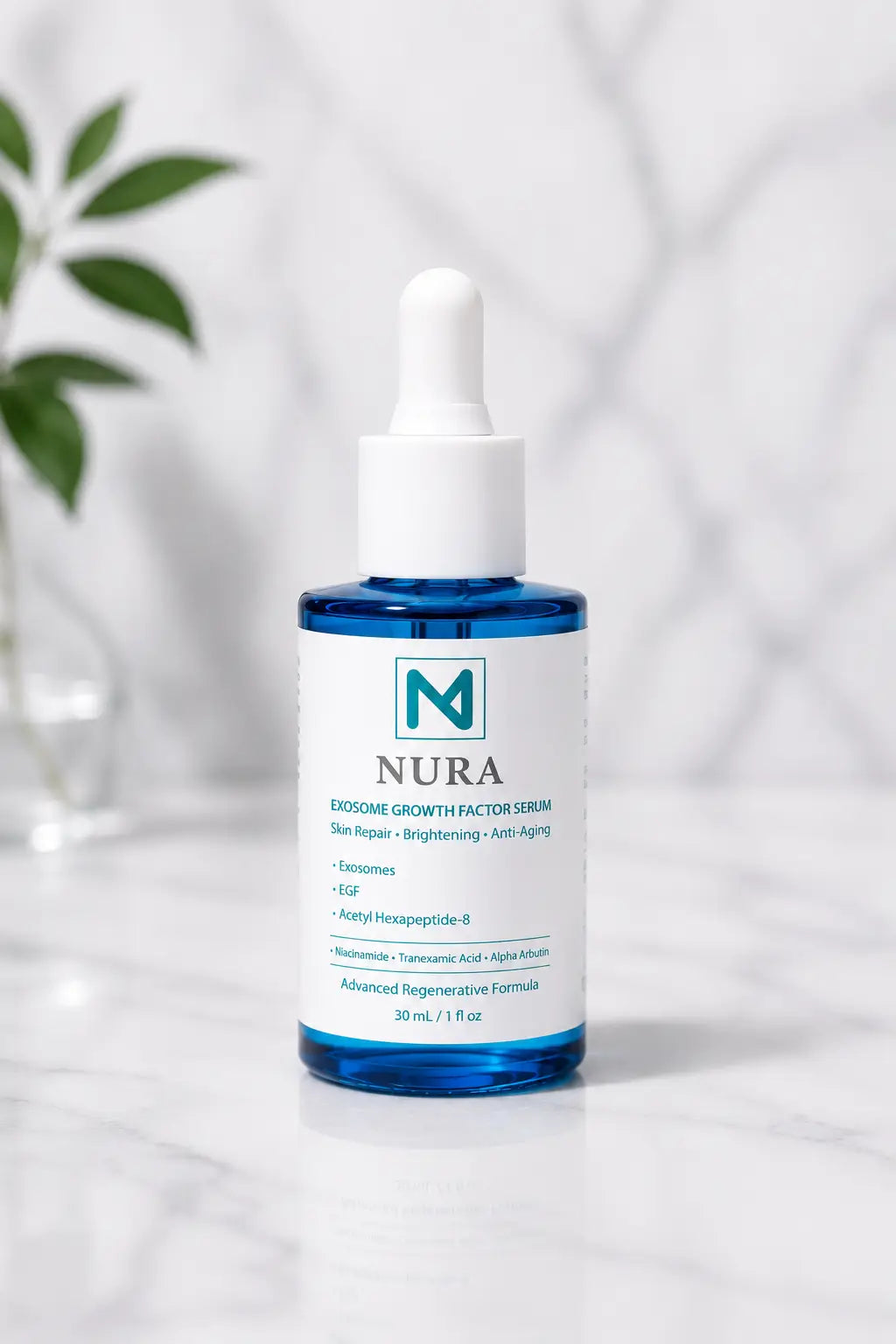 NURA Exosome Growth Factor Serum – Skin Repair, Brightening & Anti-Aging (30ml)