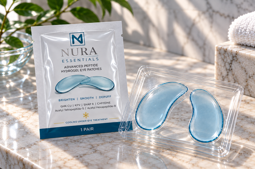 Advanced Peptide Hydrogel Eye Patches – 6 Pairs per Box
