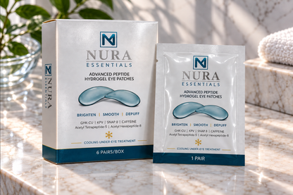 Advanced Peptide Hydrogel Eye Patches – 6 Pairs per Box